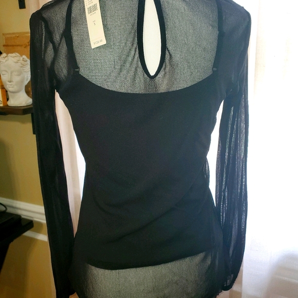 Black Anthropologie top - Picture 2 of 3